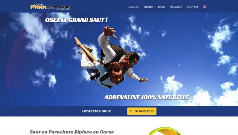 Corse Parachutisme Tandem